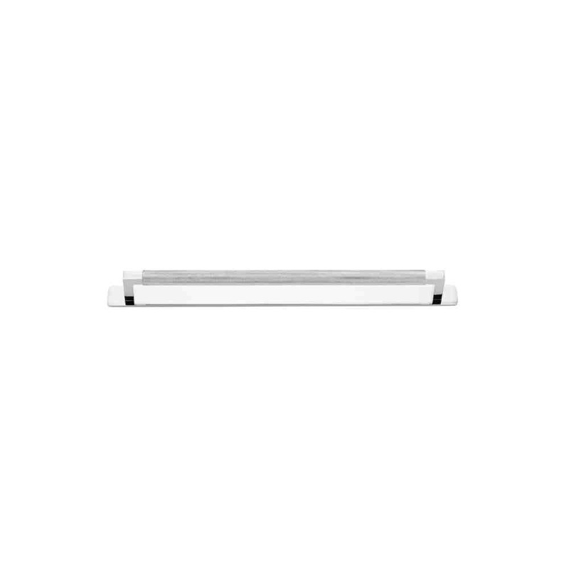 Cabinet Pull Brunswick With Backplate Polished Chrome 320mm