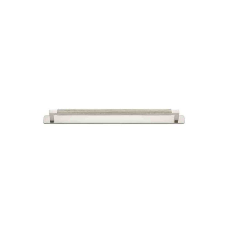 Cabinet Pull Brunswick With Backplate Satin Nickel 320mm