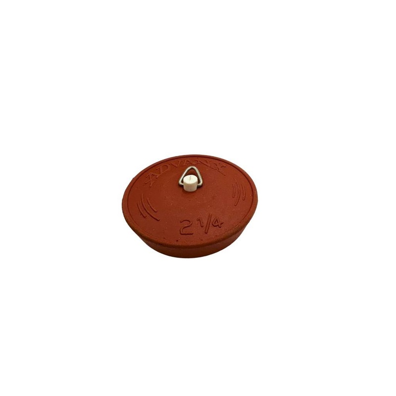 Plug Rubber 2-1/4 (57mm) Red Solid
