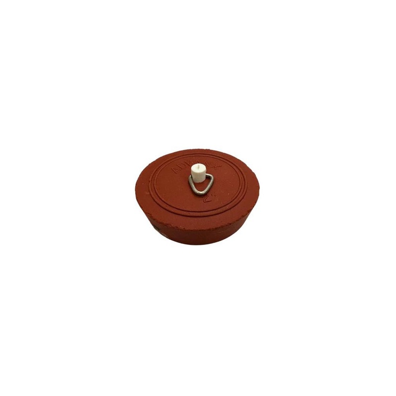 Plug Rubber 2in Red Solid