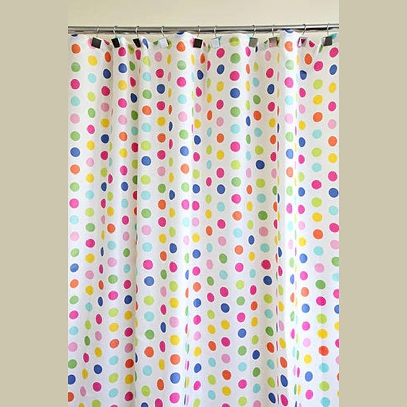 Shower Curtain Candy Dot Poly