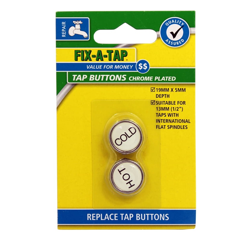 Tap Button Chrome Hot/Cold