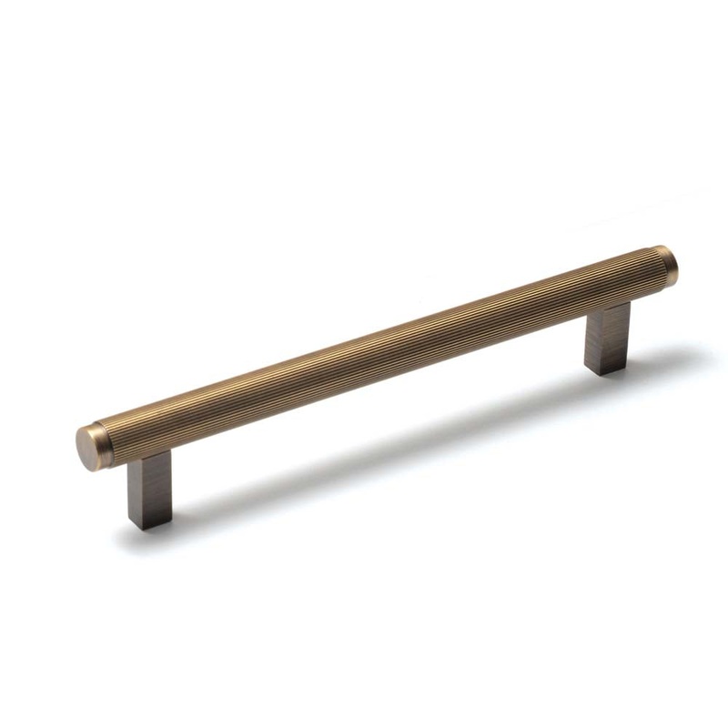 Momo Bellevue 160mm Solid Brass Lined Bar Pull Dark Brushed Brass