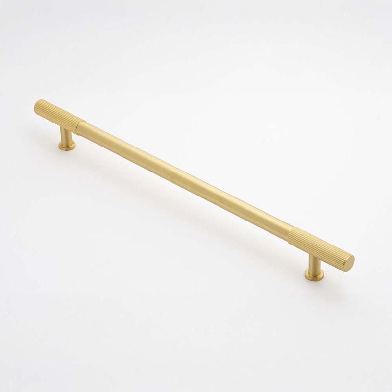 Ridge 256mm Handle Satin Brass