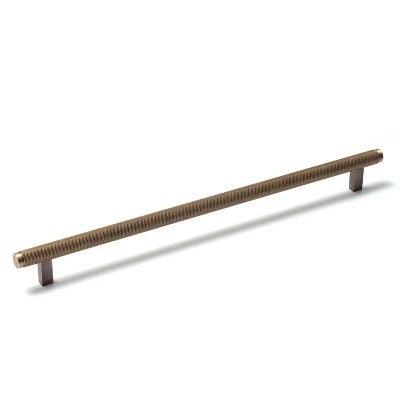 Momo Bellevue 320mm Solid Brass Lined Bar Pull Dark Brushed Brass