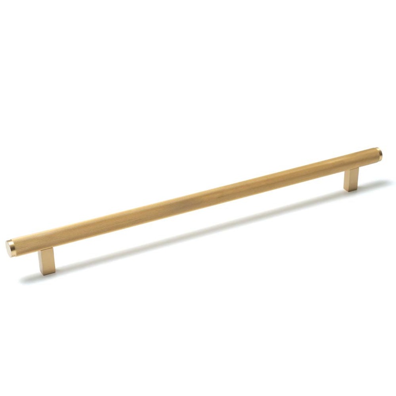 Momo Bellevue 416mm Solid Brass Lined Appliance Pull Brushed Satin Brass