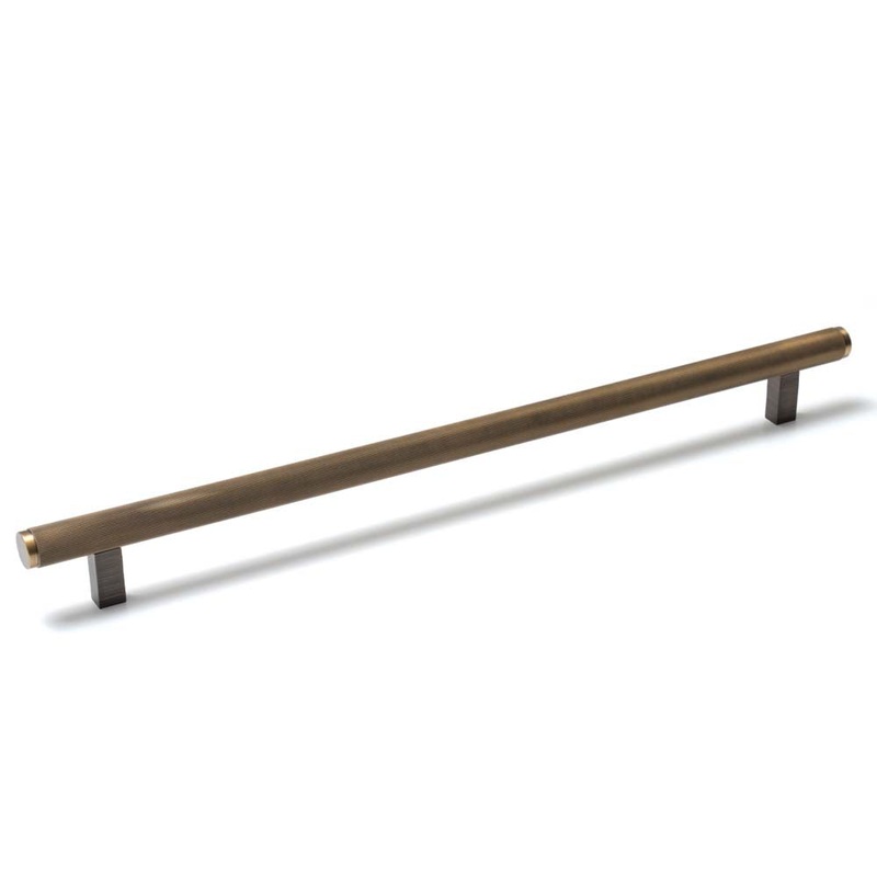 Momo Bellevue 416mm Solid Brass Lined Appliance Pull Dark Brushed Brass