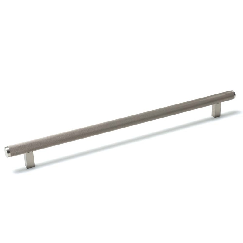 Momo Bellevue 416mm Solid Brass Lined Appliance Pull Dull Brushed Nickel