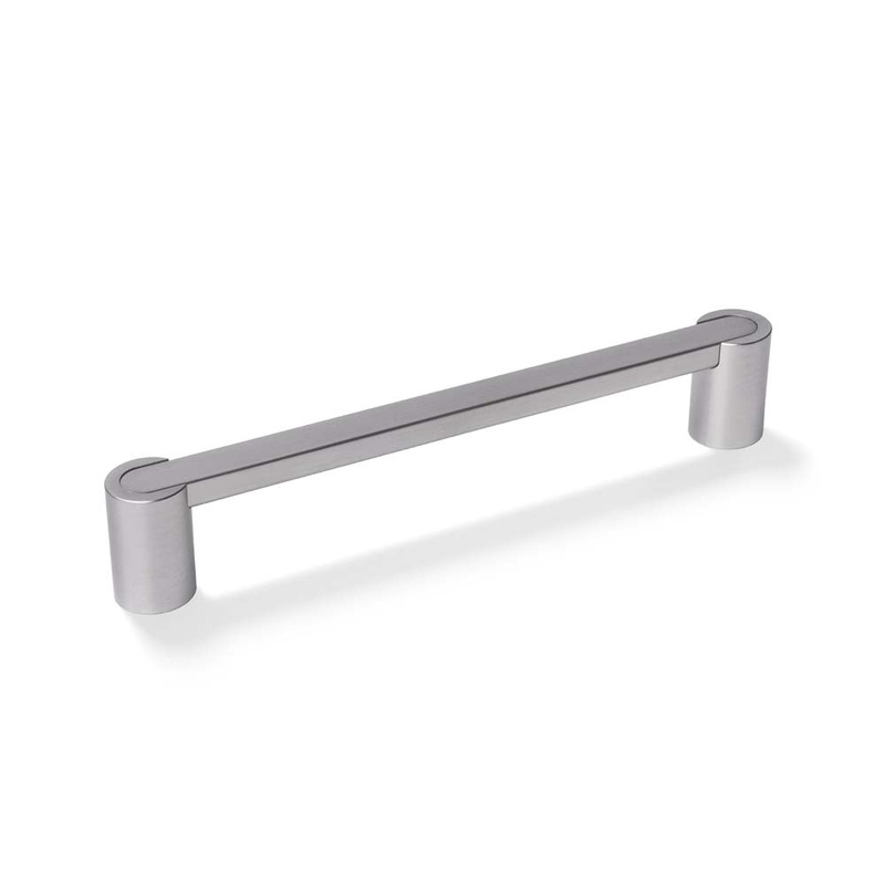Momo Fusion D Handle 160mm Brushed Nickel