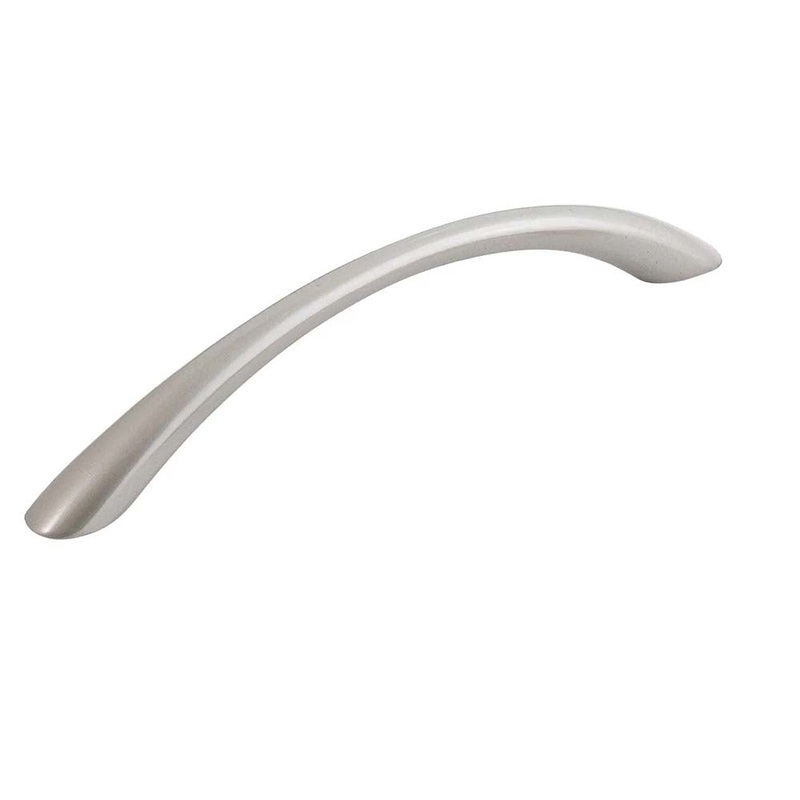 Momo Halden Bow Handle 128mm Satin Nickel
