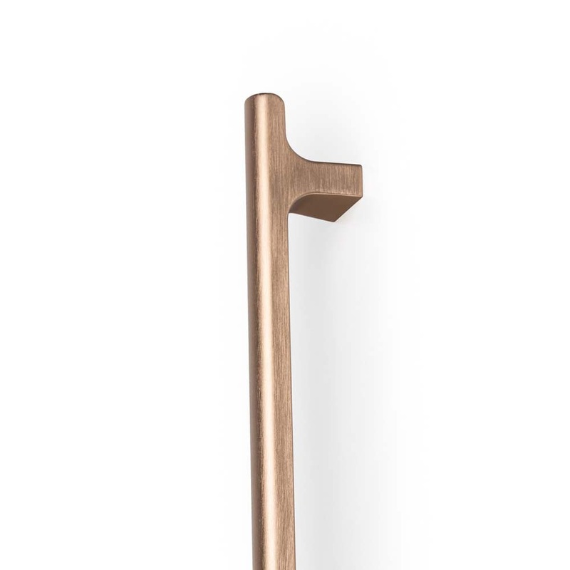 Momo Hinoki Big D Handle 832mm Brushed Dark Brass