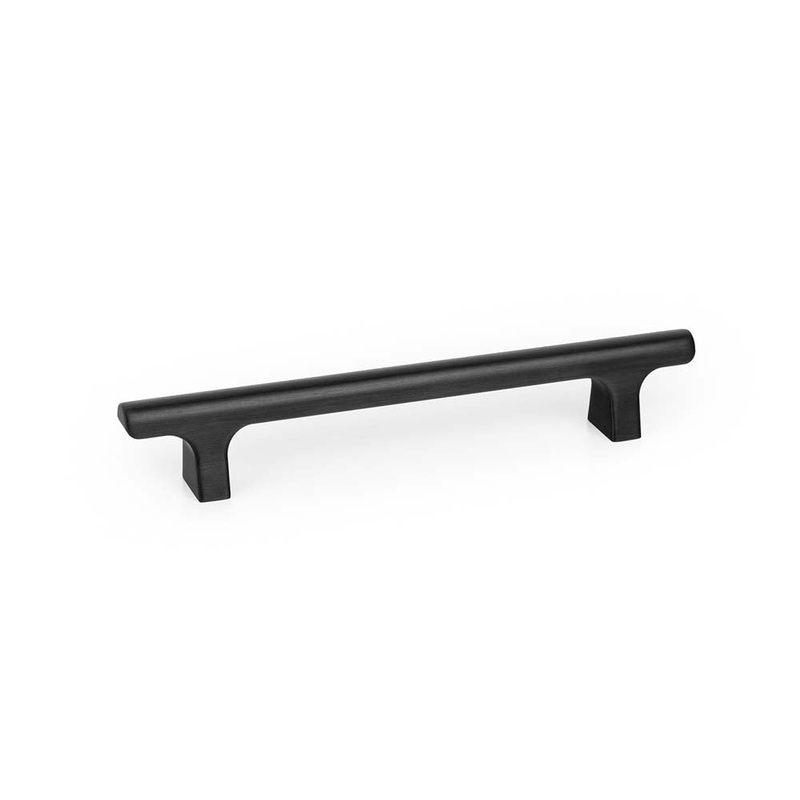 Momo Hinoki D Handle 160mm Brushed Black