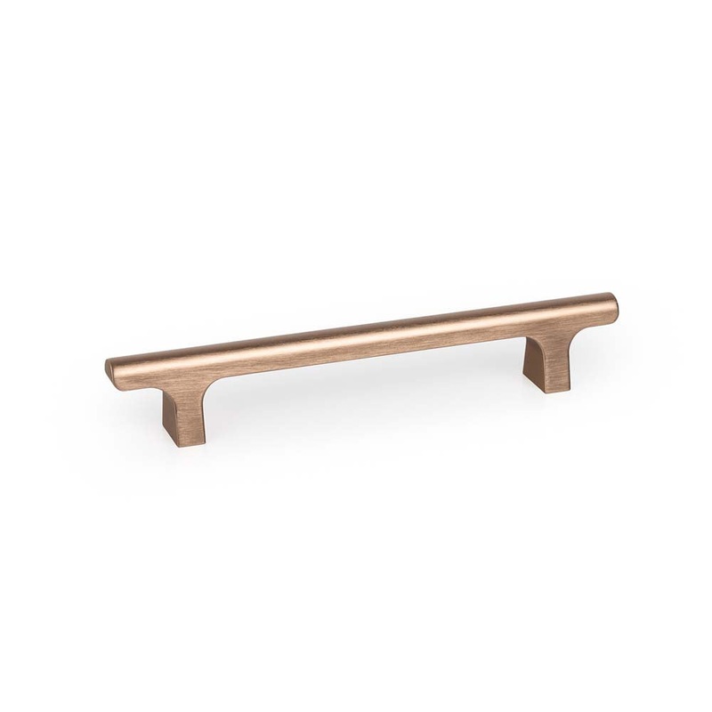 Momo Hinoki D Handle 160mm Brushed Dark Brass