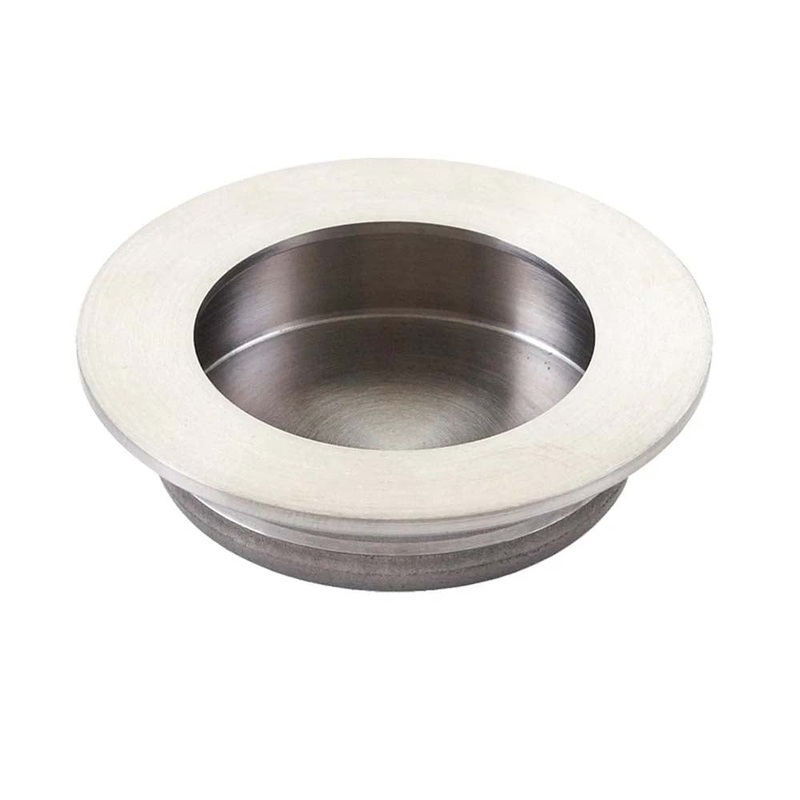 Momo Lorca Round Flush Pull Stainless Steel