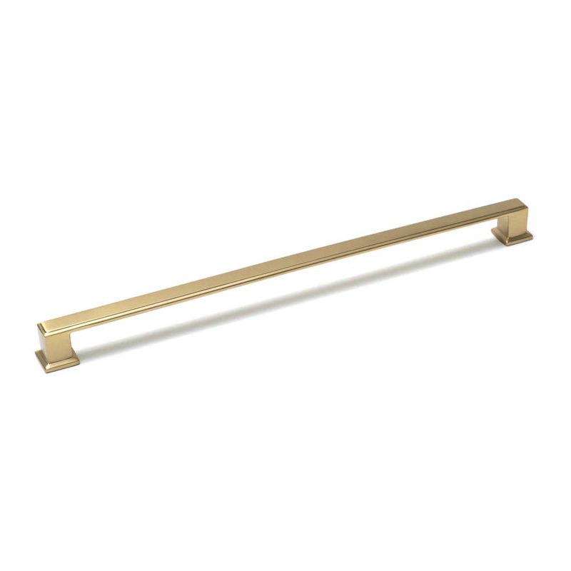 Momo Lucca D Handle 320mm Brushed Satin Brass