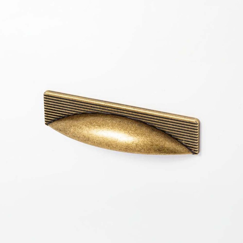 Cascade 96mm Cup Pull Antique Brass