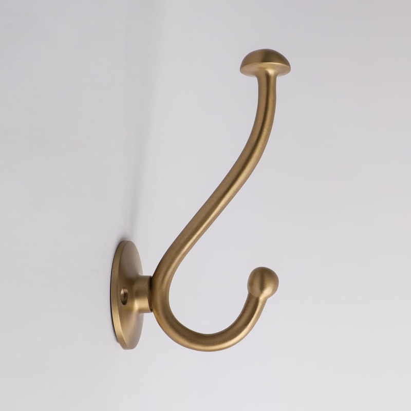 Eden Hook Burnished Brass