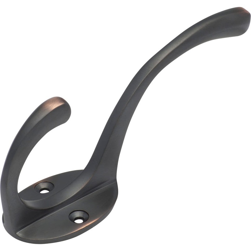 Hat & Coat Hook Victorian Antique Copper H110xP50mm