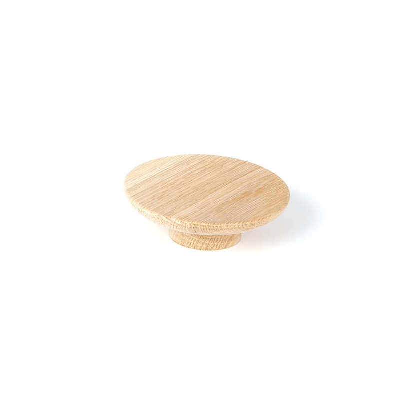 Momo Daintree Full Round Timber Handle 100mm American Oak Raw