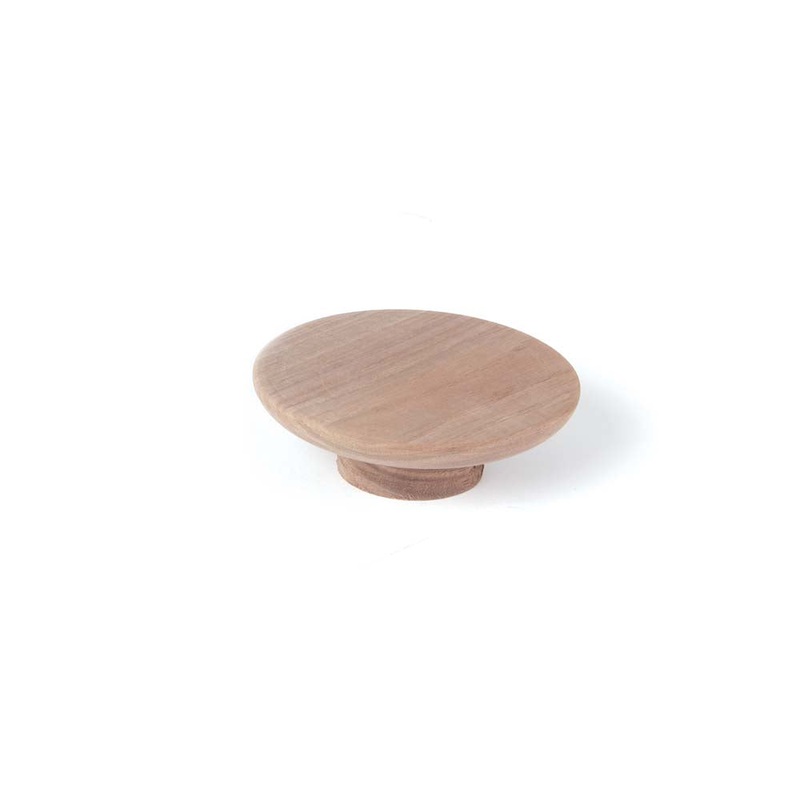 Momo Daintree Full Round Timber Handle 100mm Walnut Raw