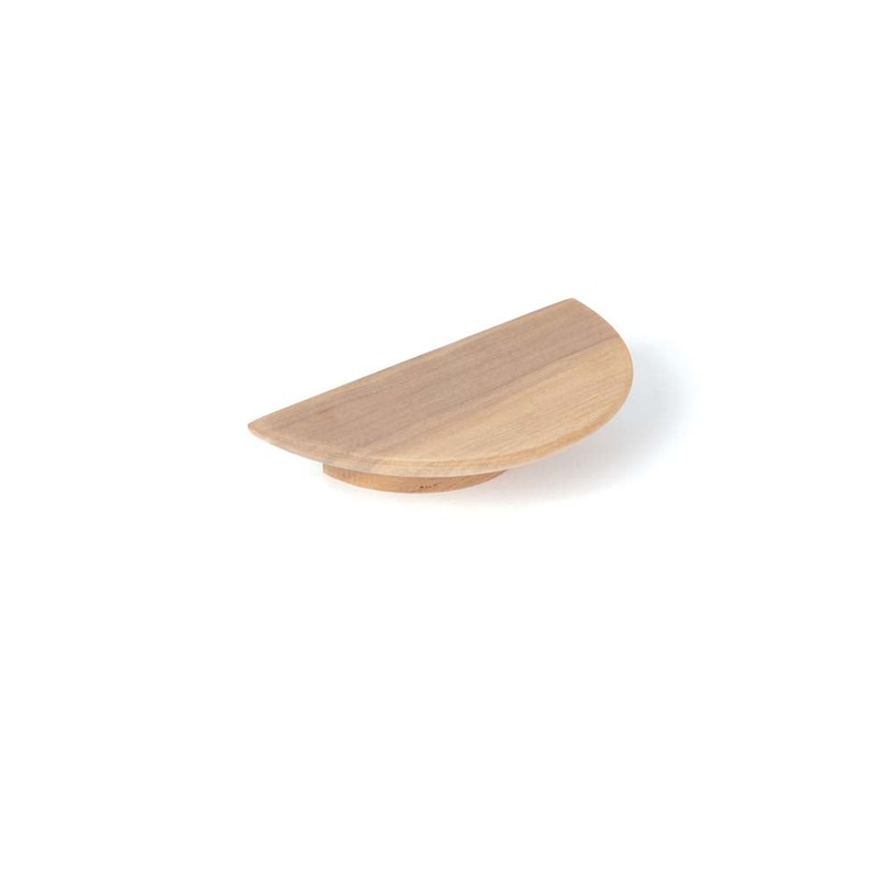 Momo Daintree Half Round Timber Handle 150mm Walnut Raw