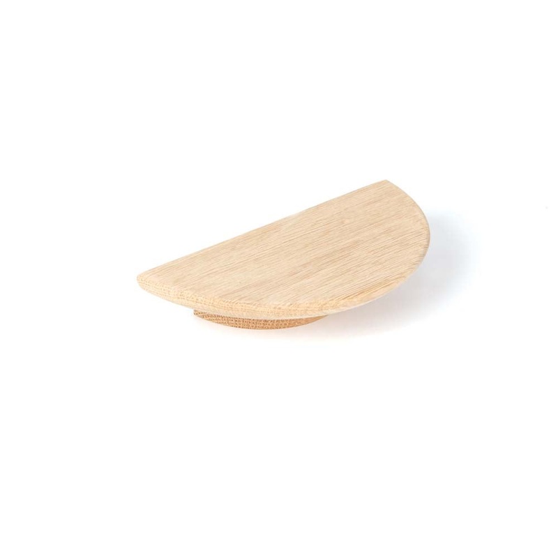 Momo Daintree Half Round Timber Handle 200mm American Oak Raw