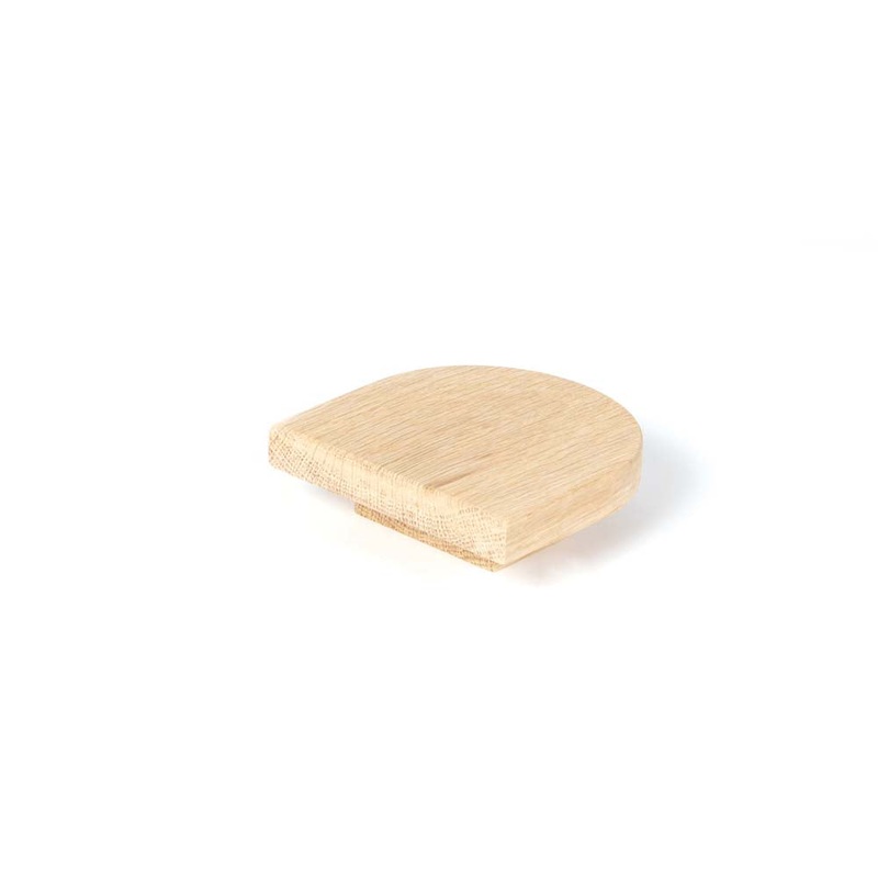 Momo Fitzroy Arch Pull Timber Handle 100mm American Oak Raw