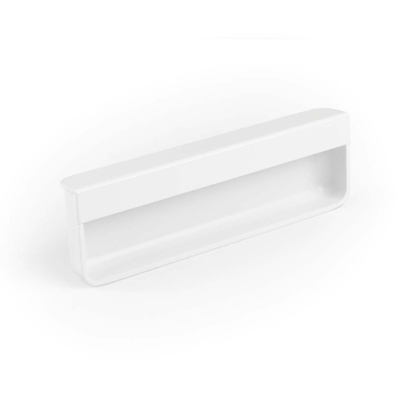 Momo Moule Edge Flush Pull 128mm Matt White