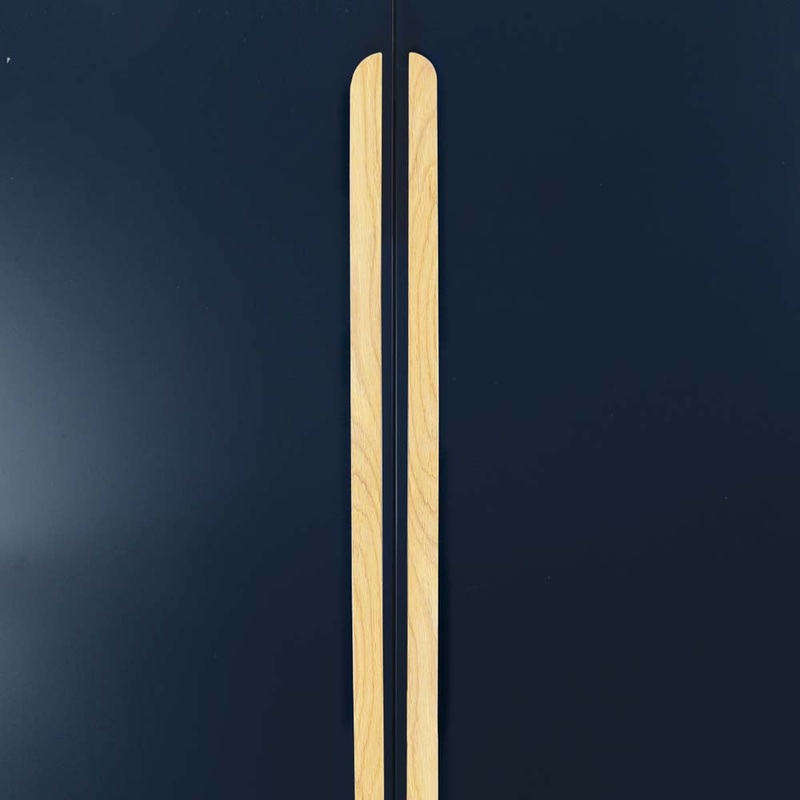 Momo Sydney Timber Pull Handle 800mm American Oak Raw