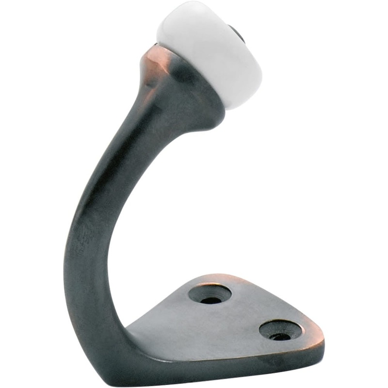 Robe Hook Porcelain Tip Antique Copper H45xP70mm
