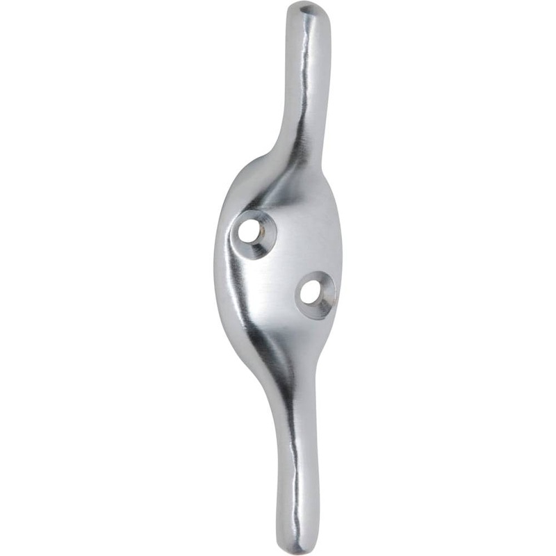 Cleat Hook Satin Chrome H75xP20mm
