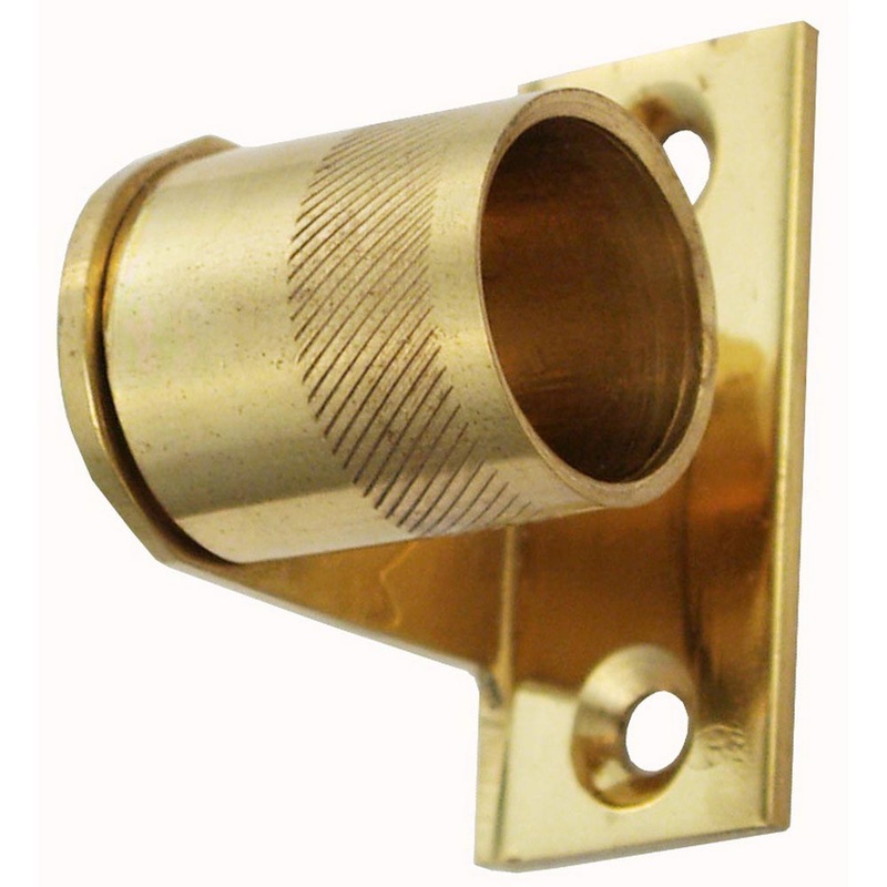 Curtain Bracket 13mm Brass Muslin
