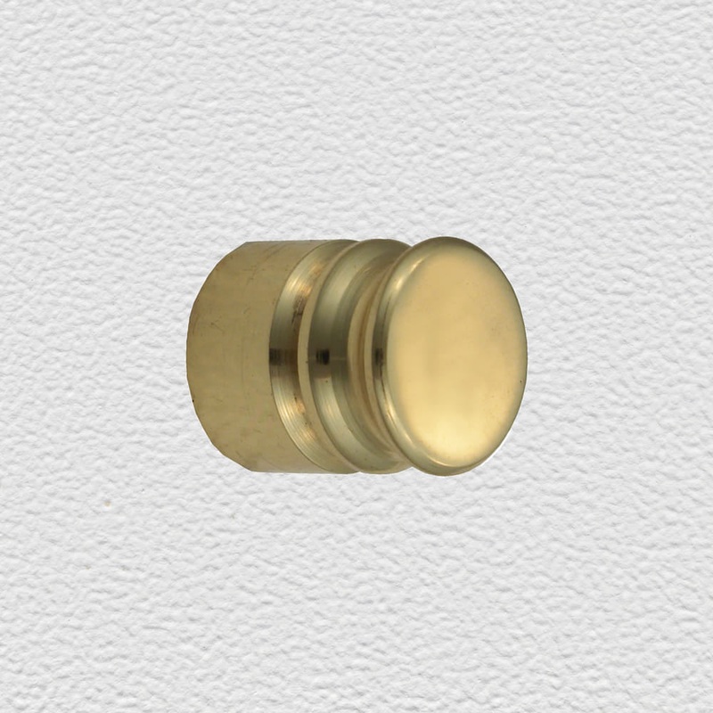 Finial Rod End Brass 19mm