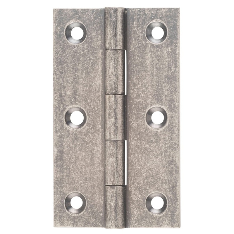 Hinge Fixed Pin Rumbled Nickel H89xW50mm
