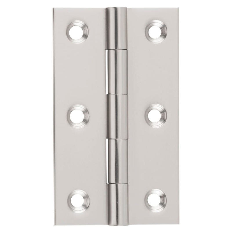 Hinge Fixed Pin Satin Nickel H89xW50mm