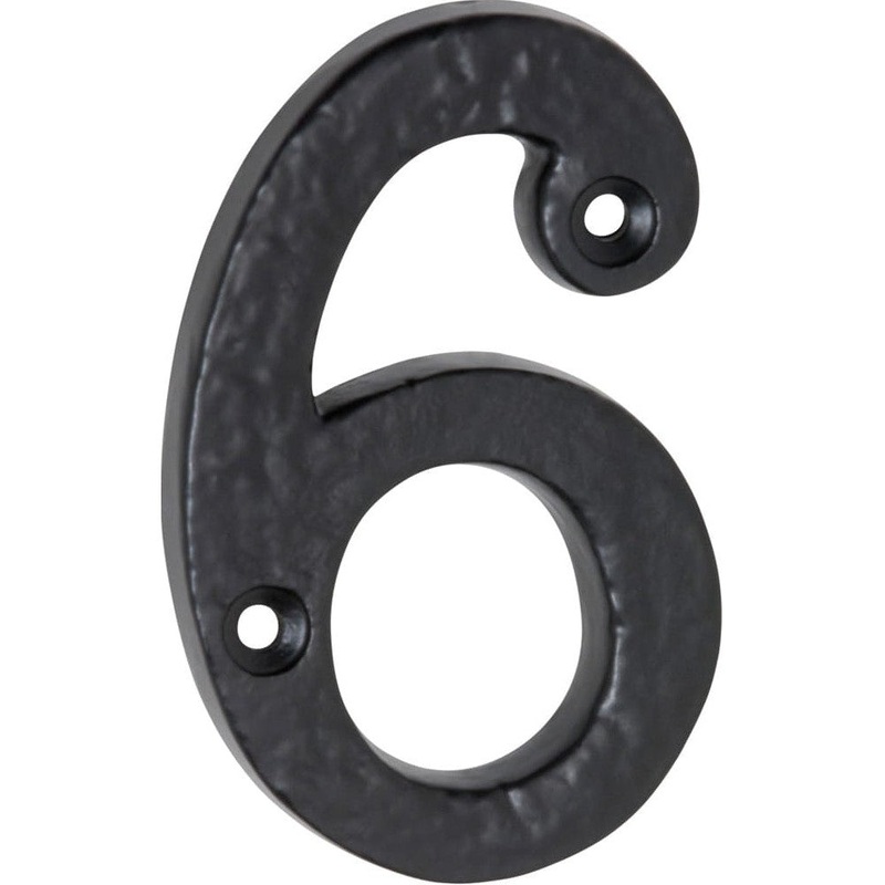 Numeral 9 Iron Matt Black H75mm