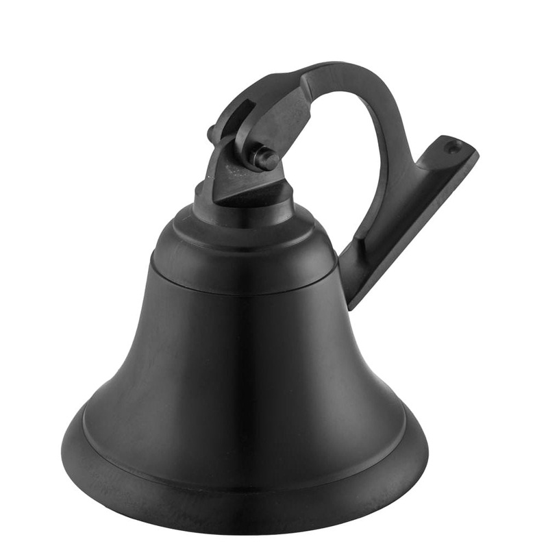 Ships Bell Matt Black D125mm