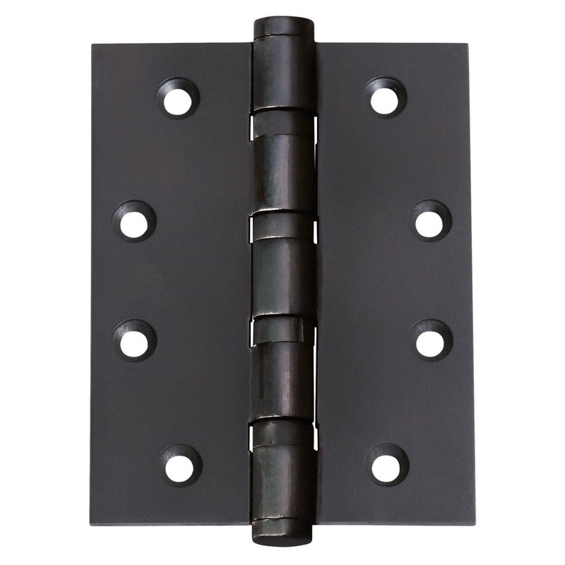 Hinge Ball Bearing Matt Black H100xW75mm