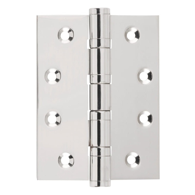 Hinge Ball Bearing Polished Nickel H100xW75mm