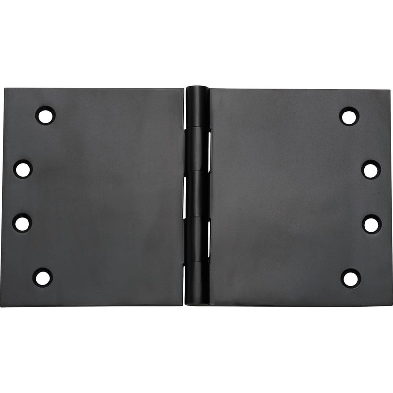 Hinge Broad Butt Matt Black H100xW175mm