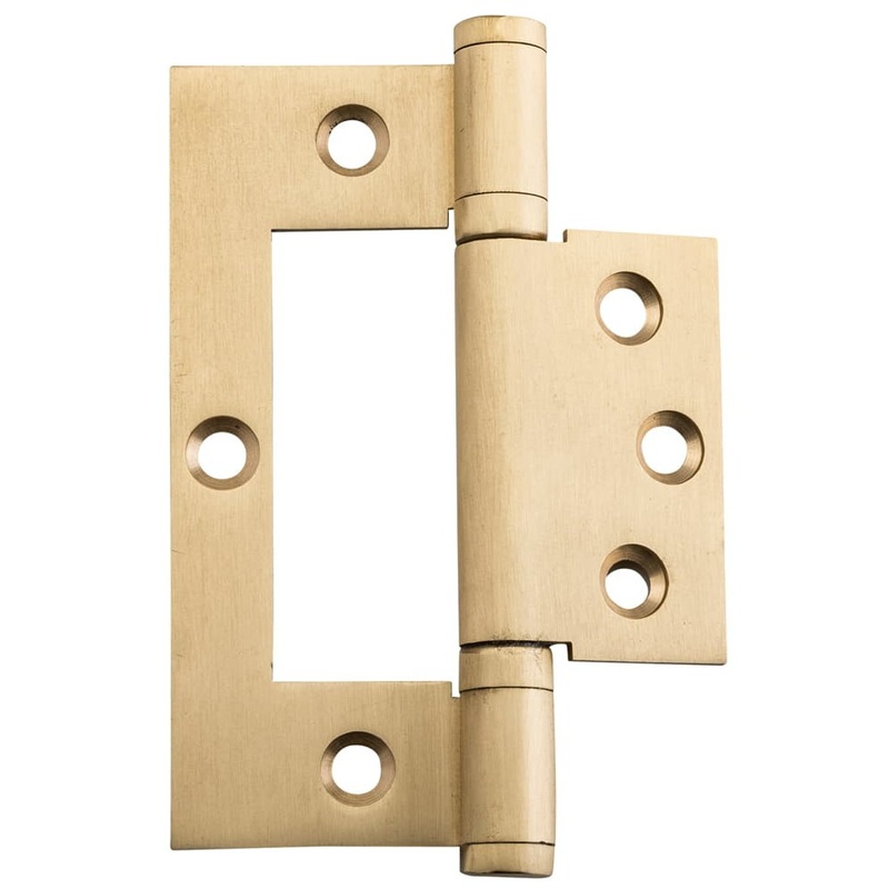 Hinge Hirline Satin Brass H100xW49mm