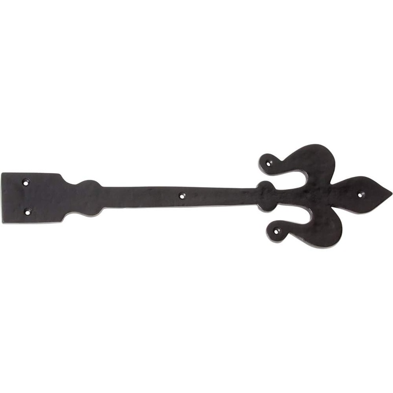 Hinge Iron Decorative Matt Black L400xH100mm