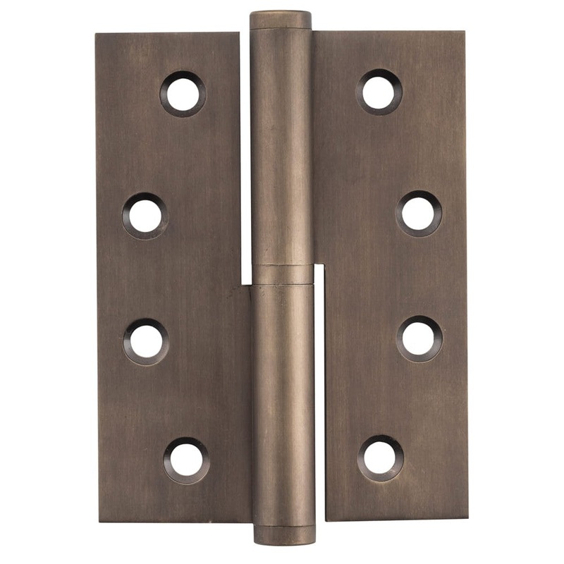 Hinge Lift Off Right Hand Antique Brass H100xW75mm