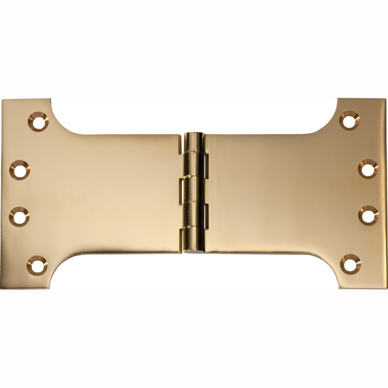 Hinge Parliament Polished Brass H100xW200mm
