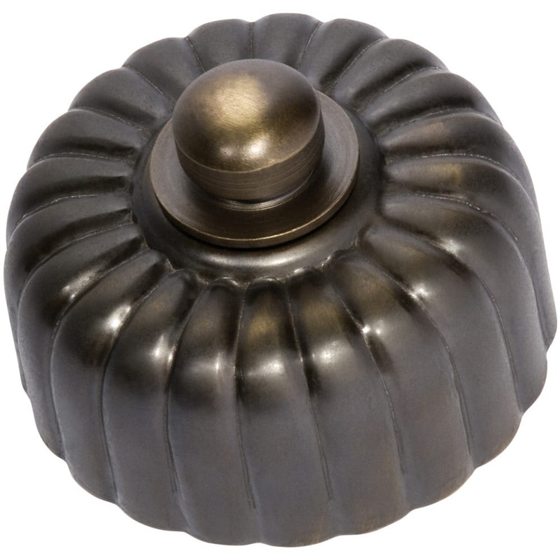 Dimmer LED 250T Fluted Antique Brass