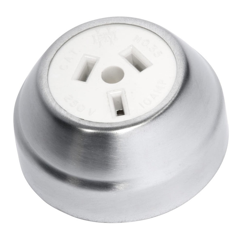 Socket Federation White Mechanism Satin Chrome