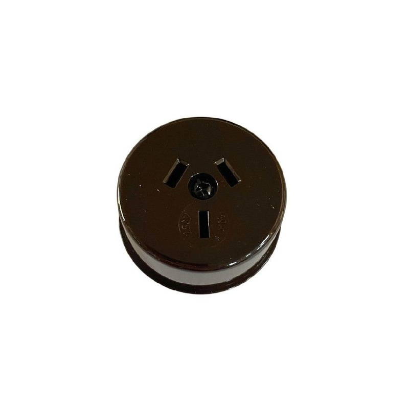 Socket Plastic Brown