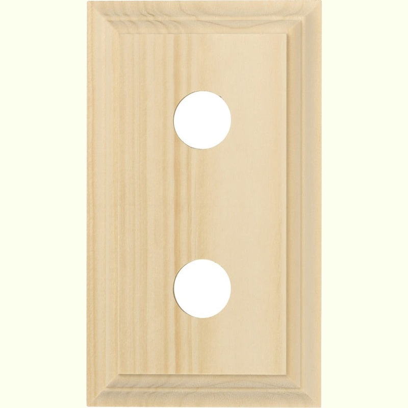 Switch Socket Block Classic Double Pine