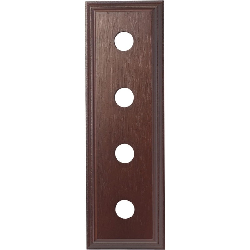 Switch Socket Block Classic Quad Cedar