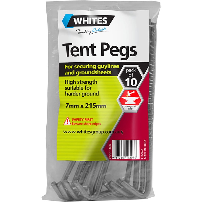 Tent Peg  215x7mm Pk10